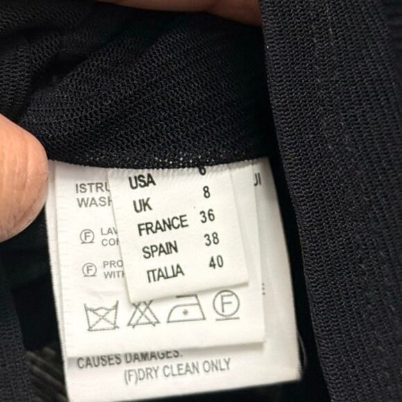 Musani Couture‎ Shell Black Embellishment Beading Top Small Luxury Rare Unique - Picture 5 of 5